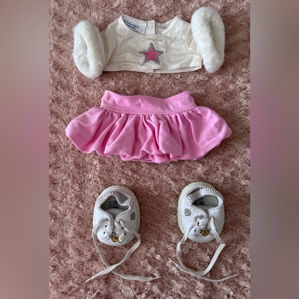 Build-A-Bear Dance Outfit & Sketcher Sneakers Shoes ~See all pictures